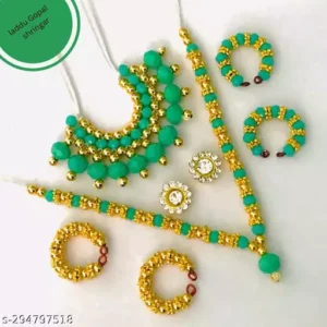 Classic Green Krishna Jewelry